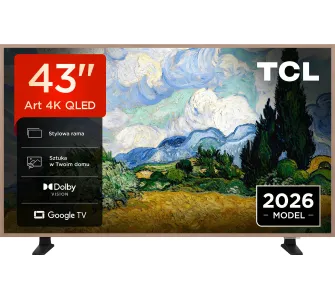 Telewizor TCL 43A400 Pro 43" QLED 4K Google TV Dolby Vision DTS-X DVB-T2