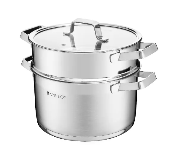 Garnki - Ambition Kitchen Pro 94516 Indukcja Stal nierdzewna 3l
