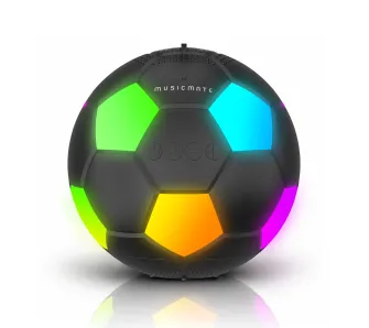 Głośnik Bluetooth Musicmate MM-SB40-B FootballWave LED 5W Czarny