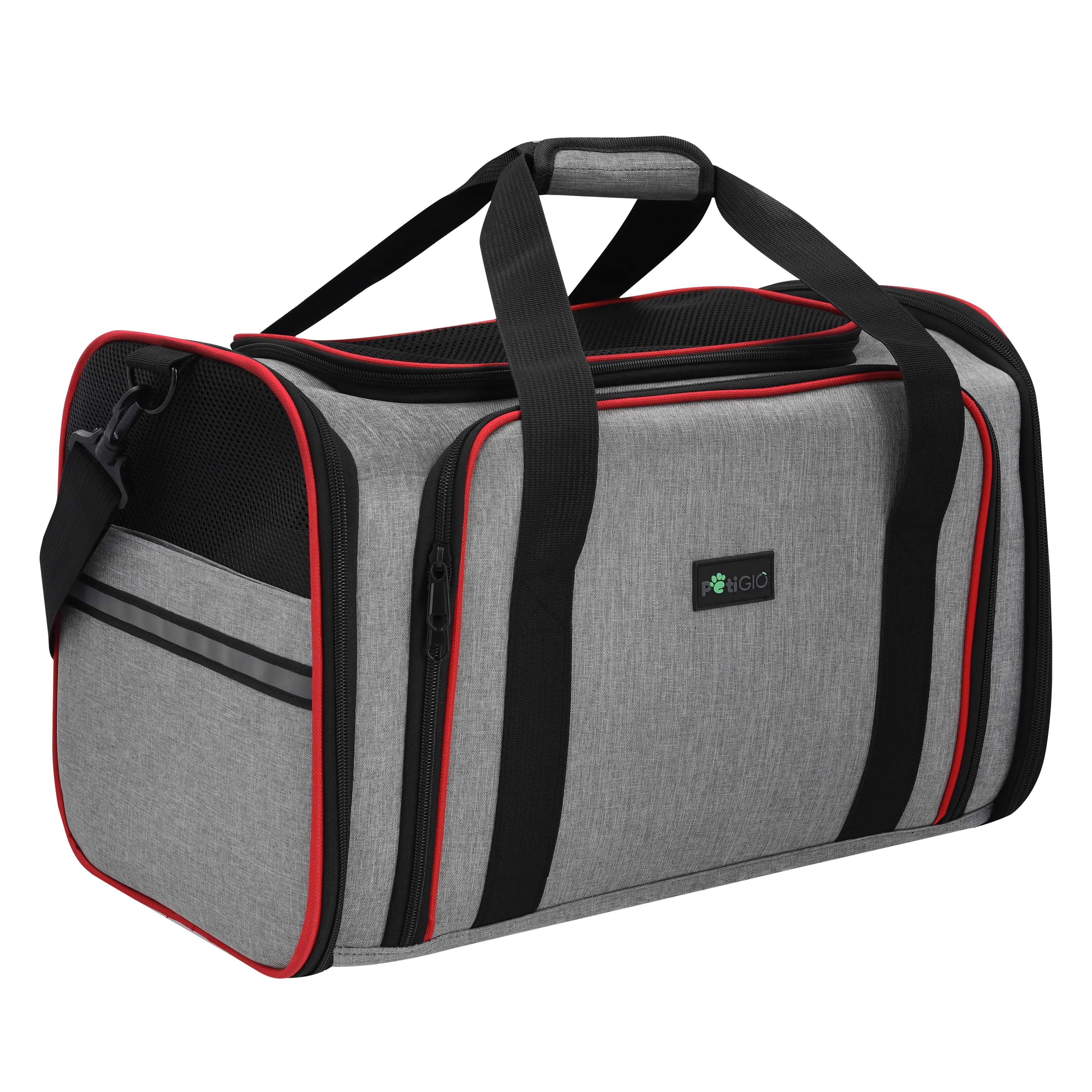 Basen PetiGIO Torba Peti 752-GR Szaro-Czerwony