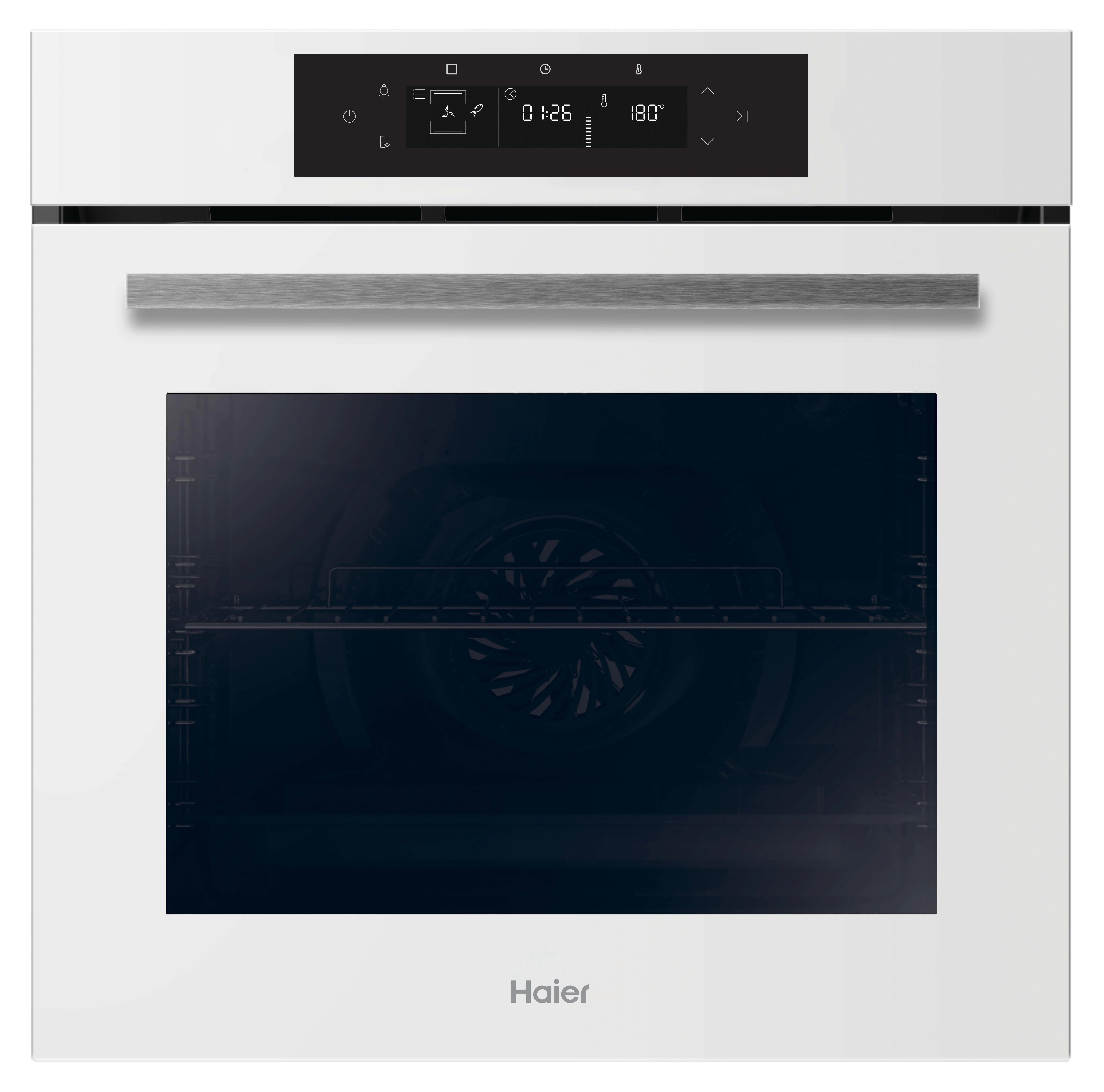 Piekarnik elektryczny Haier Seria ID2 H6 ID26G3YTW Pieczenie z dodatkiem pary Taca Air Fry Termoobieg Biały