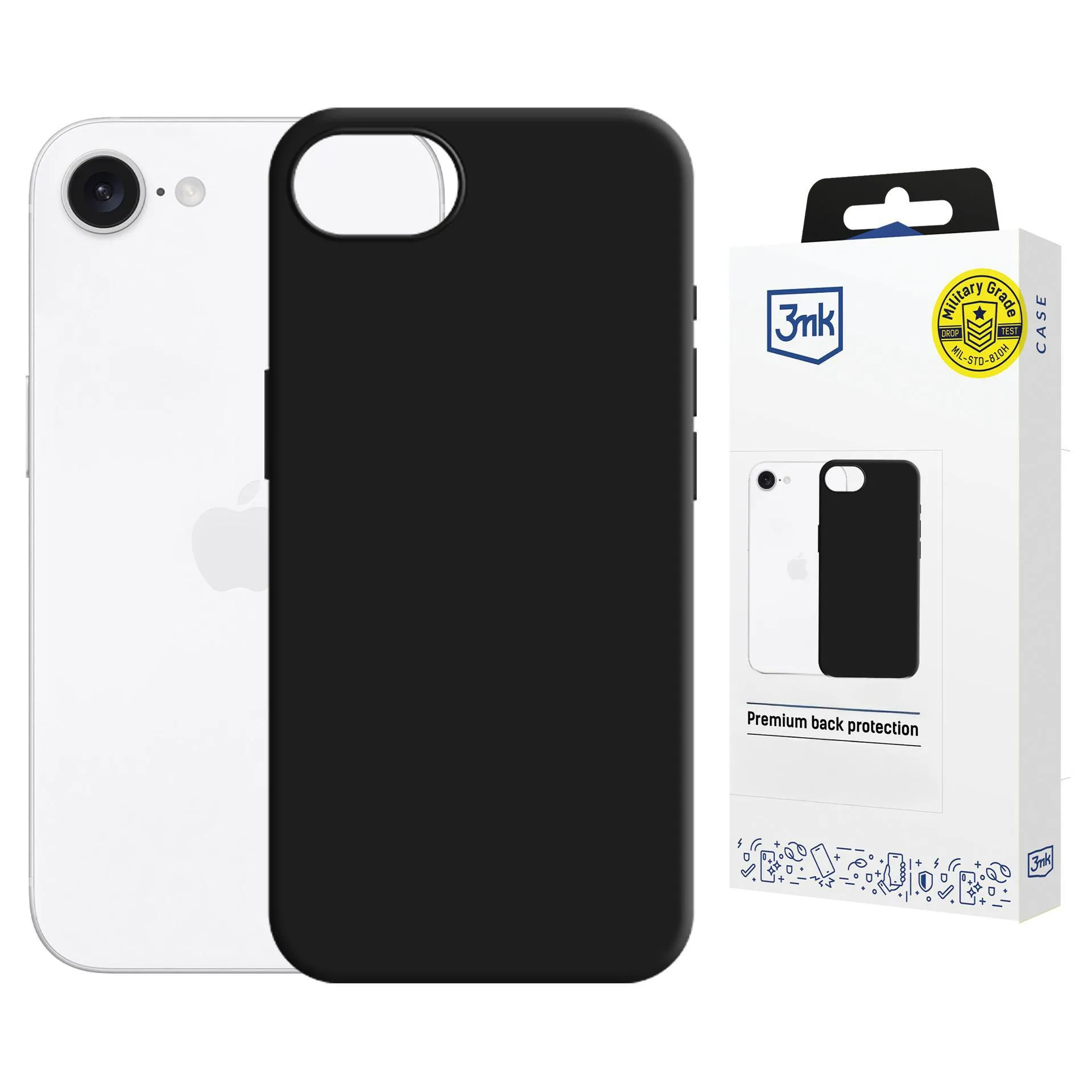 Etui 3mk Hardy Mellow MagCase do iPhone 16E/ iPhone 17E Czarny