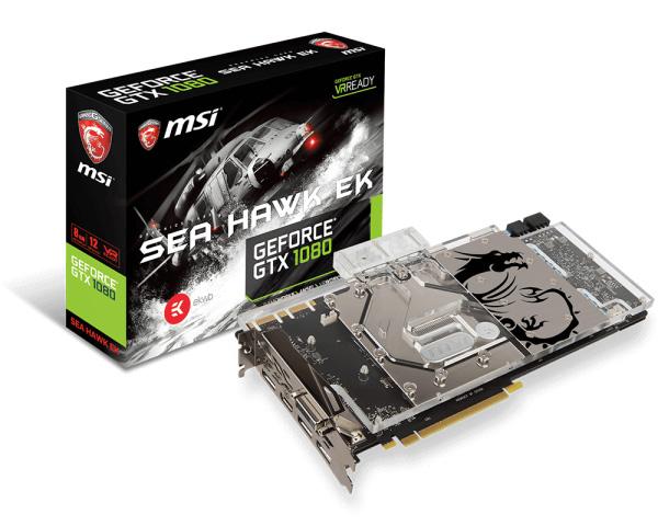 MSI GeForce GTX 1080 SEA HAWK EK X 8GB GDDR5X 256bit