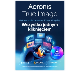 Program Acronis True Image Essentials 5 PC lub Mac Kod aktywacyjny