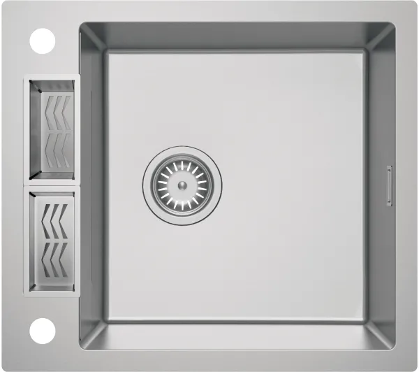 Zlewozmywaki kuchenne - Deante Magnetic ZRM_0103 Stal szlachetna Stalowy
