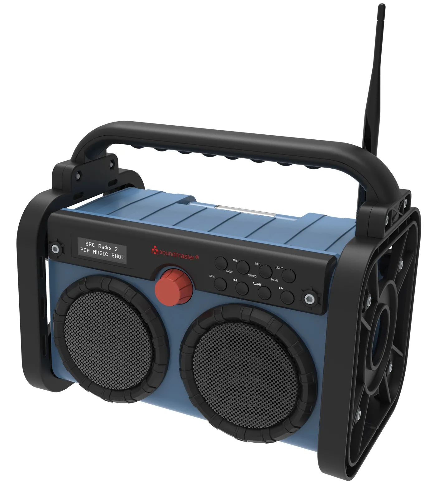 Radioodbiornik Soundmaster DAB85BL Radio FM DAB+ Bluetooth Czarno-Niebieski