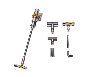 Odkurzacz pionowy Dyson V15 Detect Absolute 494719-01 60min Wymienny akumulator Mini elektroszczotka