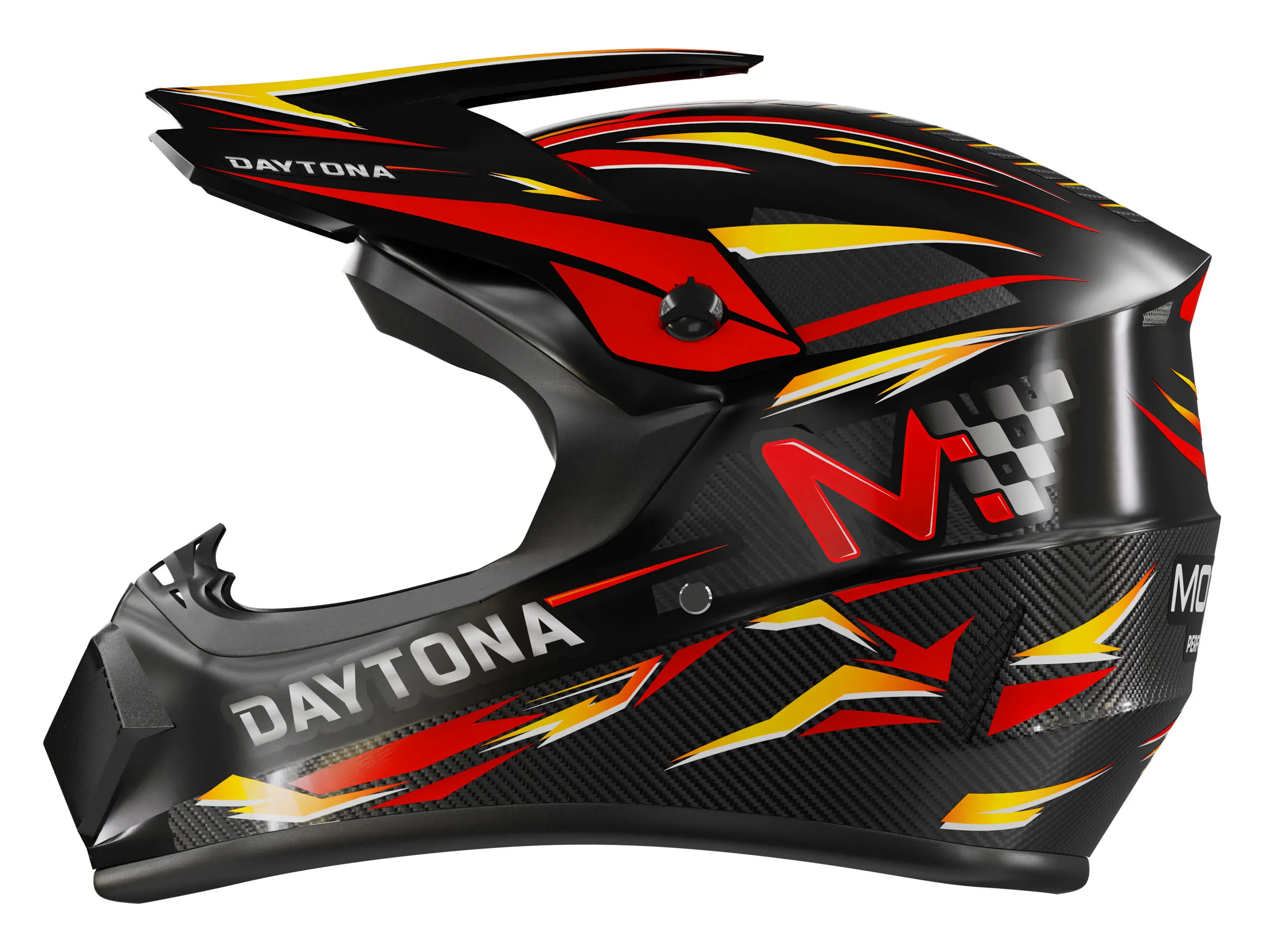Kask Motus Daytona Performance L Czarno-czerwony
