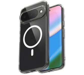 Etui Crong Hybrid Clear Magnetic MagSafe do Google Pixel 10 / 10 Pro Przezroczysty