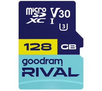 Karta pamięci GoodRam Rival MicroSDXC 128GB Class 10 UHS-I/U3 V30