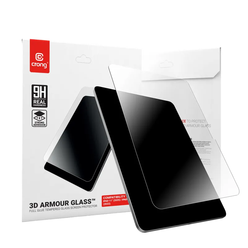 Szkło hartowane Crong 3D Armour Glass do iPad 11" (2025) / iPad 10.9" (2022)