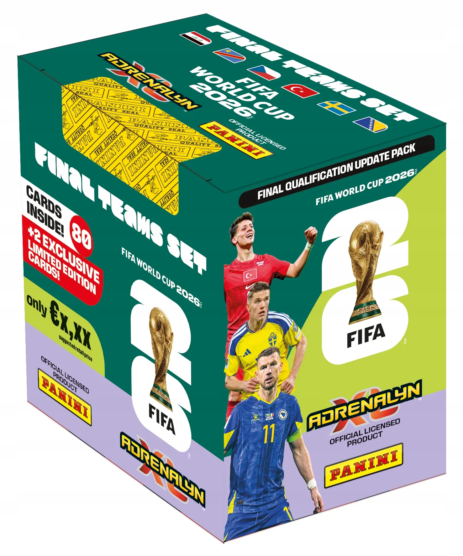Karty kolekcjonerskie Panini FIFA World Cup 2026 Adrenalyn XL - Final Teams Set