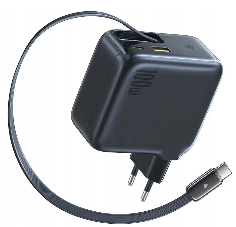 Ładowarka sieciowa Baseus EnerCore CJ11 USB-A USB-C 100W Czarny
