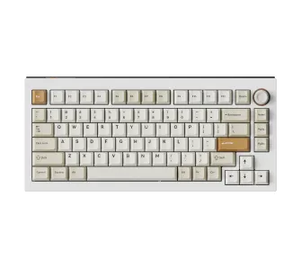 Klawiatura magnetyczna Keychron L5 HE Lemokey Ultra-fast Lime Biało-Kremowy