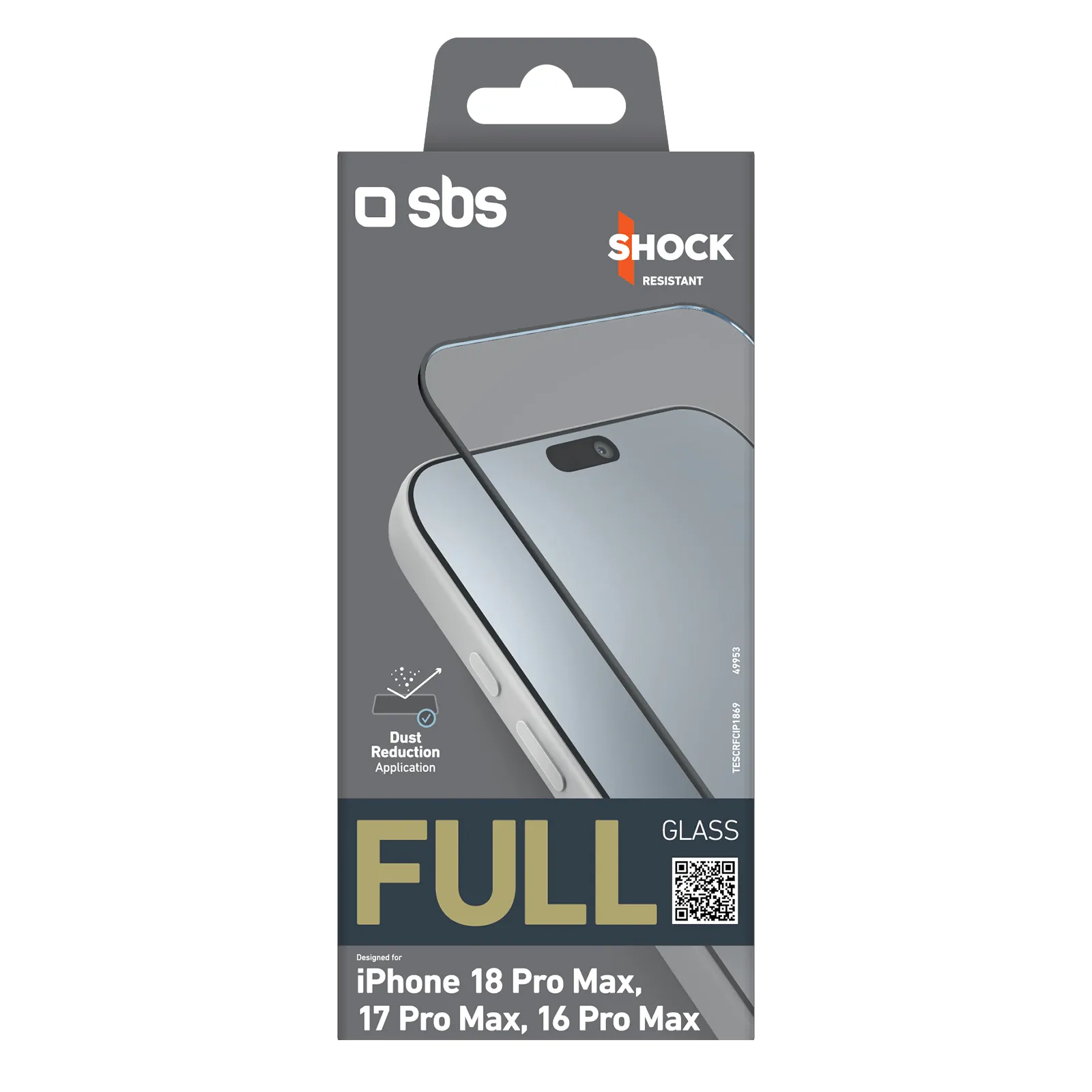 Szkło hartowane SBS Full Cover do iPhone 18 Pro Max