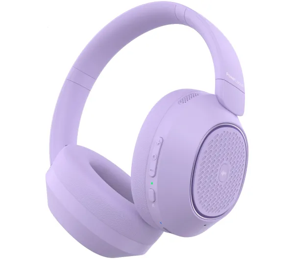 PowerLocus Universe ANC  Nauszne Bluetooth 5.3 Fioletowy