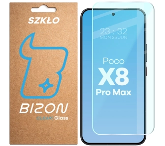 Szkło hartowane Bizon na ekran Glass Clear do Xiaomi POCO X8 Pro Max
