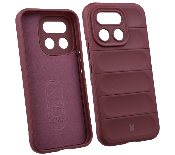 Bizon Case Tur do Realme 16 Pro 5G Ciemnofioletowy