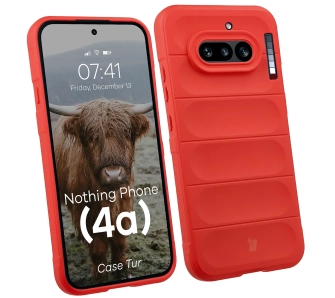 Etui Bizon Case Tur do Nothing Phone (4a) Czerwony