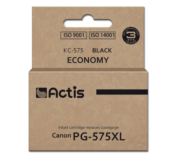 Actis KC-575 Tusz do drukarki Canon, zamiennik Canon PG-575XL; Supreme; 16,5 ml; czarny.