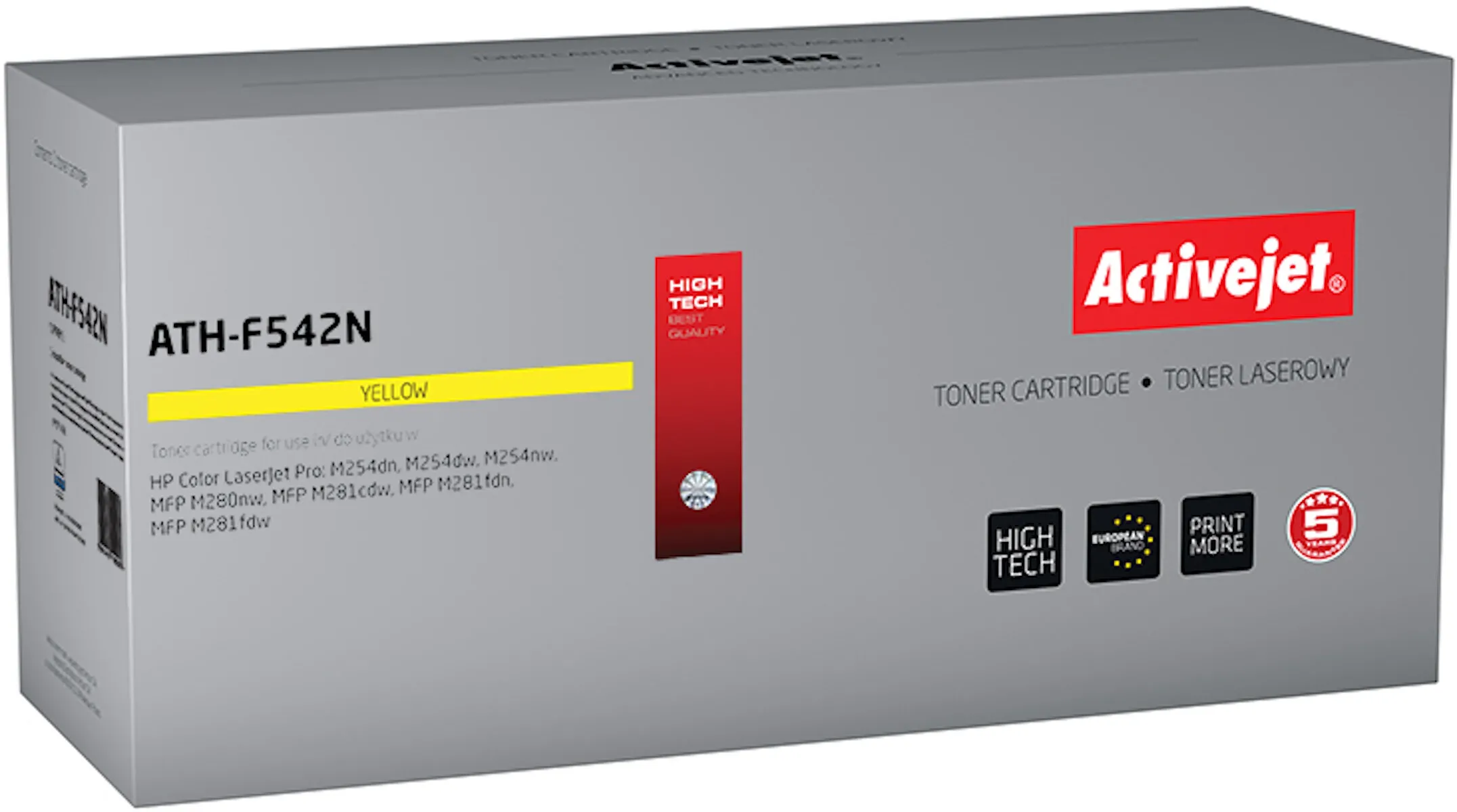 Toner ActiveJet ATH-F542N (zamiennik 203A) Żółty