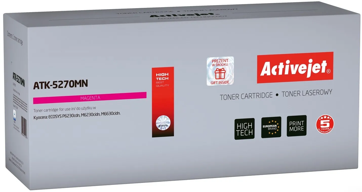 Toner ActiveJet ATK-5270MN (zamiennik TK-5270M) Purpurowy