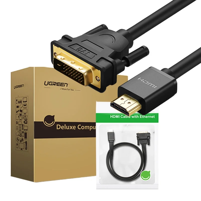 Kabel HDMI UGREEN HDMI-DVI 1,5m Czarny
