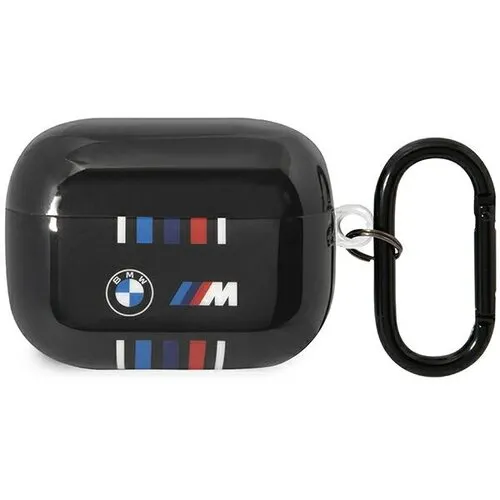 Etui na słuchawki BMW Multiple Colored Lines do Apple AirPods Pro Czarny