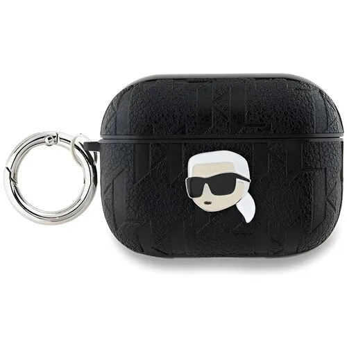 Etui na słuchawki Karl Lagerfeld Monogram Karl Head do Apple AirPods Pro 2 Czarny