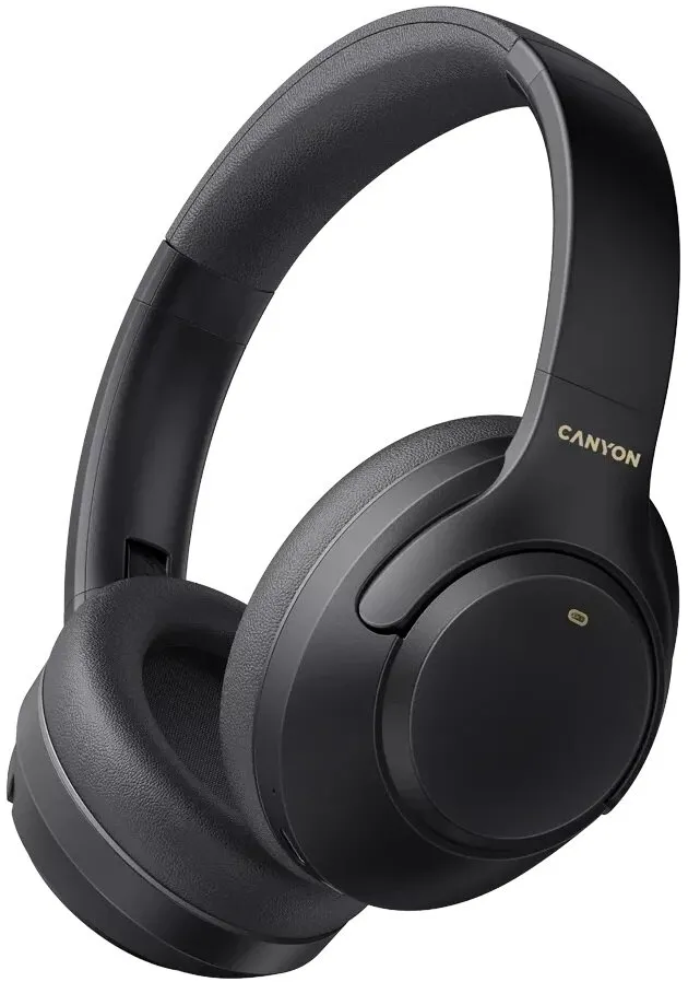 Słuchawki bezprzewodowe Canyon OnRiff 6 ANC Nauszne Bluetooth 5.3 Czarny