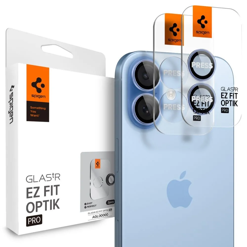 Szkło hartowane Spigen Optik Pro do iPhone 16 / 16 Plus / 17