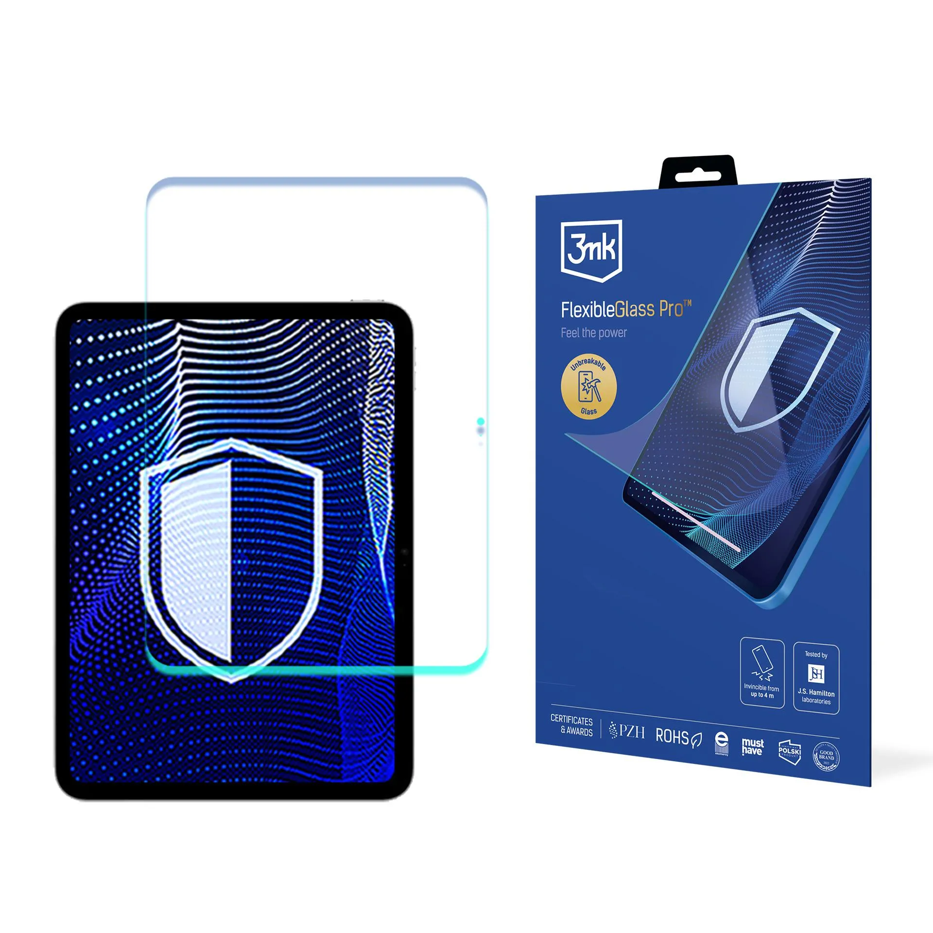 Szkło hybrydowe 3mk FlexibleGlass Pro do iPad A16