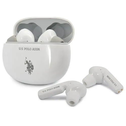 Słuchawki bezprzewodowe U.S. Polo Assn. FERRARI U.S. Polo Assn ANC Dokanałowe Bluetooth 5.0 Biały