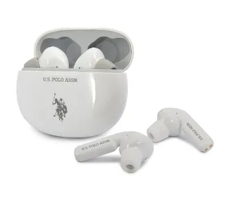 Słuchawki bezprzewodowe U.S. Polo Assn. FERRARI U.S. Polo Assn ANC Dokanałowe Bluetooth 5.0 Biały