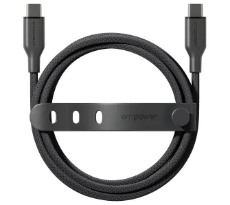 Kabel PanzerGlass USB-C - USB-C Empower Racing 60W 1.2 m Czarny