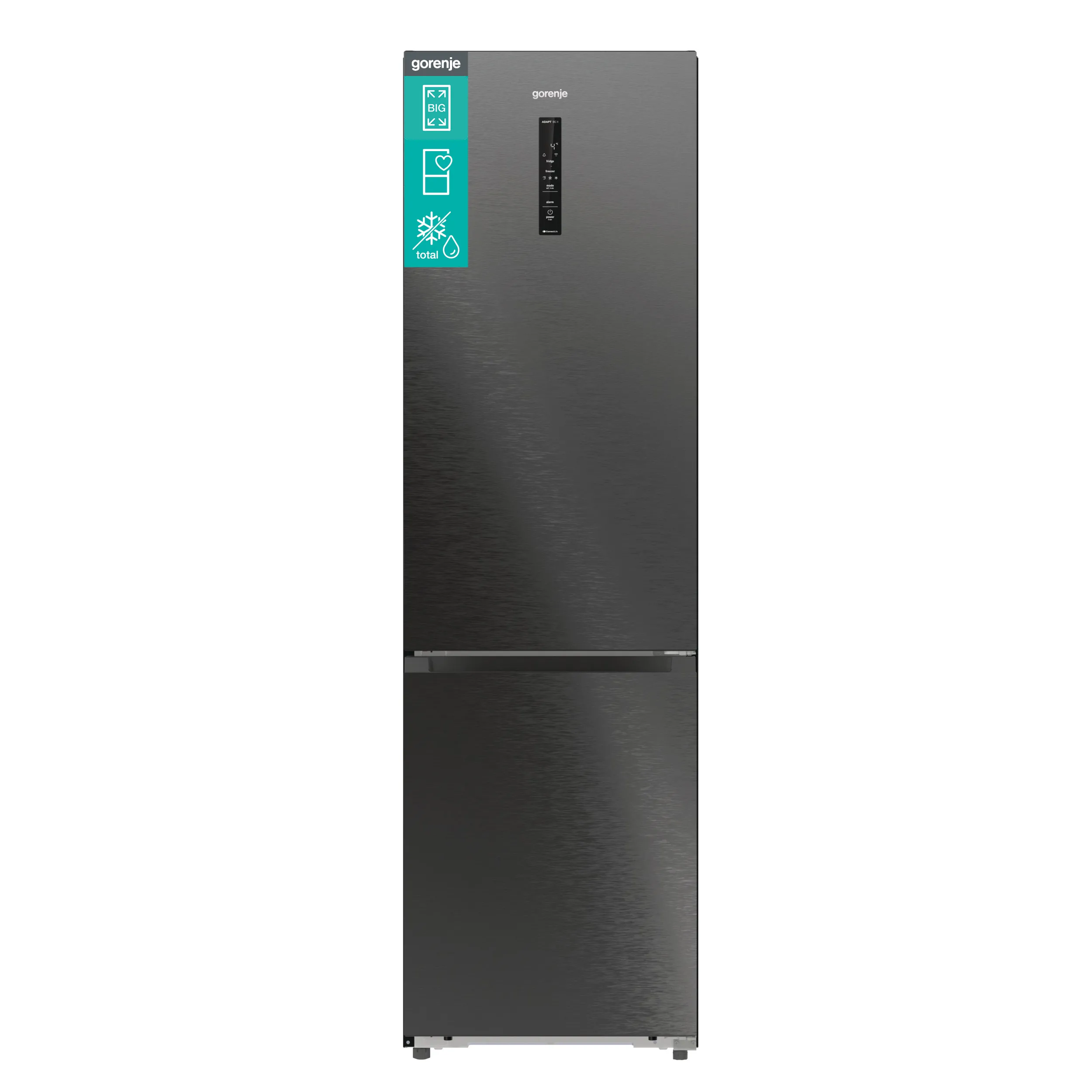Lodówka Gorenje G600 NRB620E61BX4WFE Pełny No Frost 203cm Szuflada z kontrolą wilgotności Zdalne sterowanie Czarny