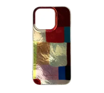 Etui Phoneskin Kolorowa Kratka do iPhone 14 Pro Kolorowy