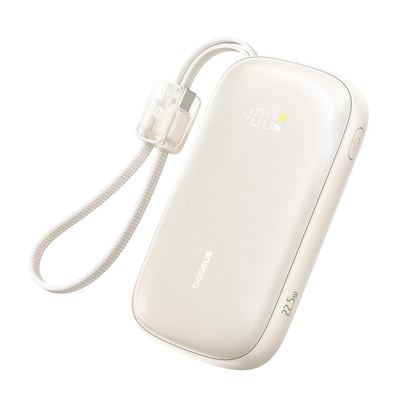 Powerbank Baseus EnerFill FC21 Qpow3 Ultra 20000mAh 22,5W Beżowy + Kabel Lightning - USB-C