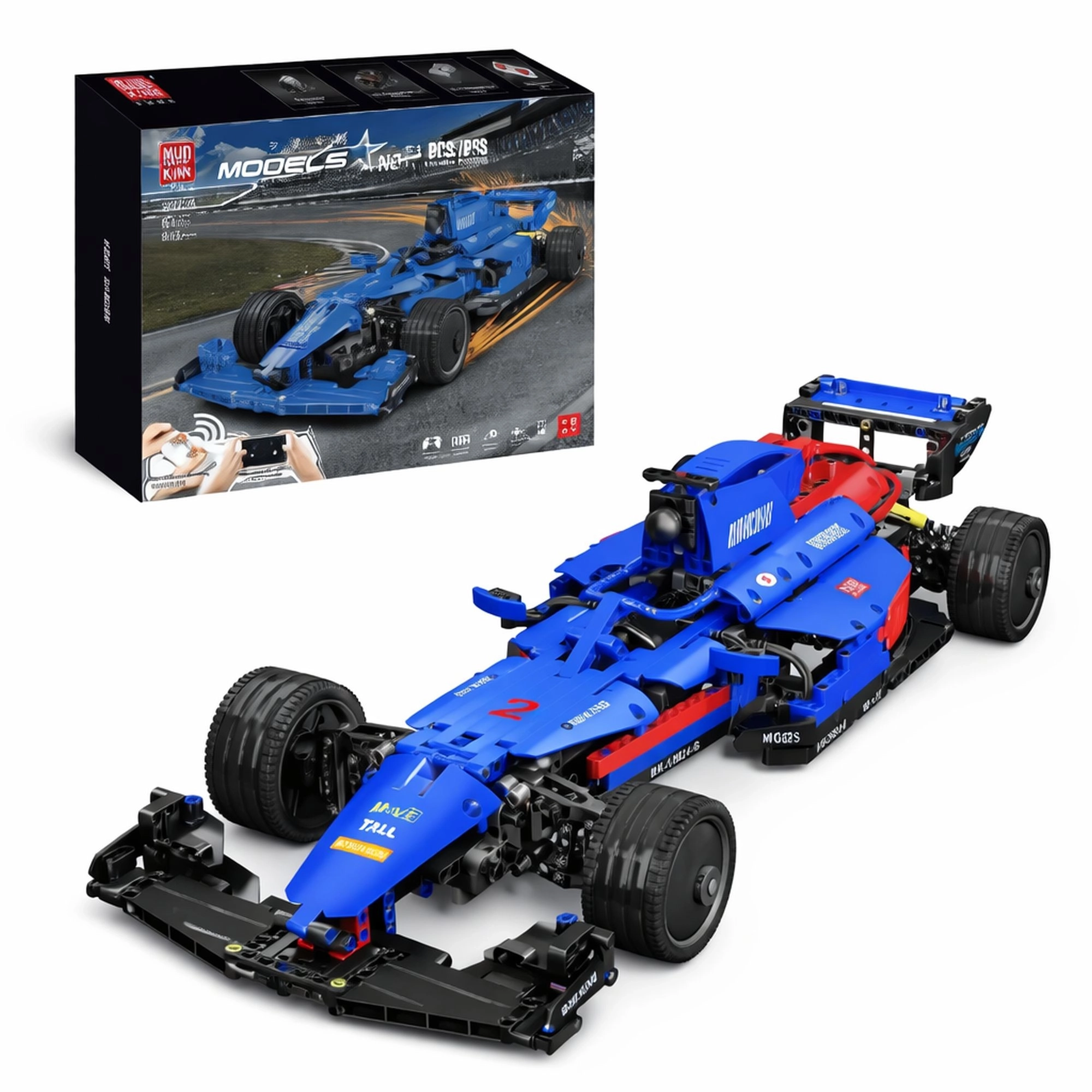 Samochód Mould King MK18024B Formula Race Car 1065 elementów