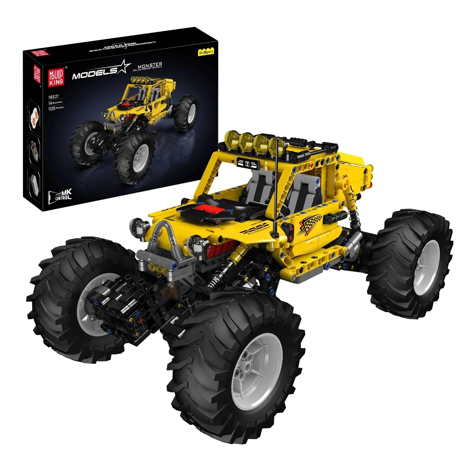 Monster truck Mould King MK18021 Monster Climbing Vehicle 1120 elementów