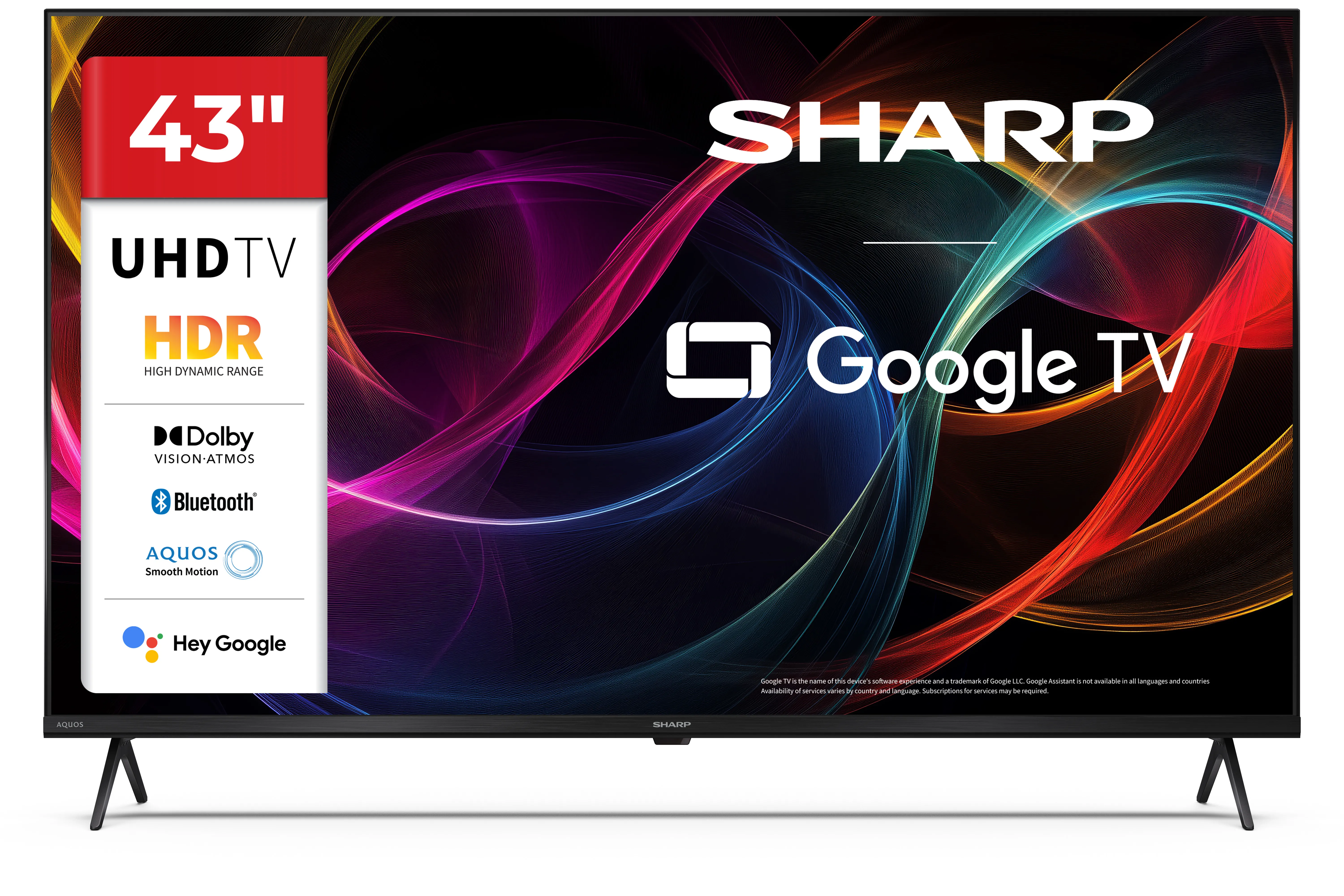 Telewizor Sharp 43HL4765E 43" LED 4K GoogleTV Dolby Vision Dolby Atmos HDMI 2.1 DVB-T2