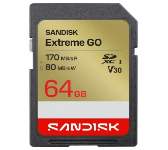 Karta pamięci SANDISK EXTREME GO SDXC 64GB 85MB/s