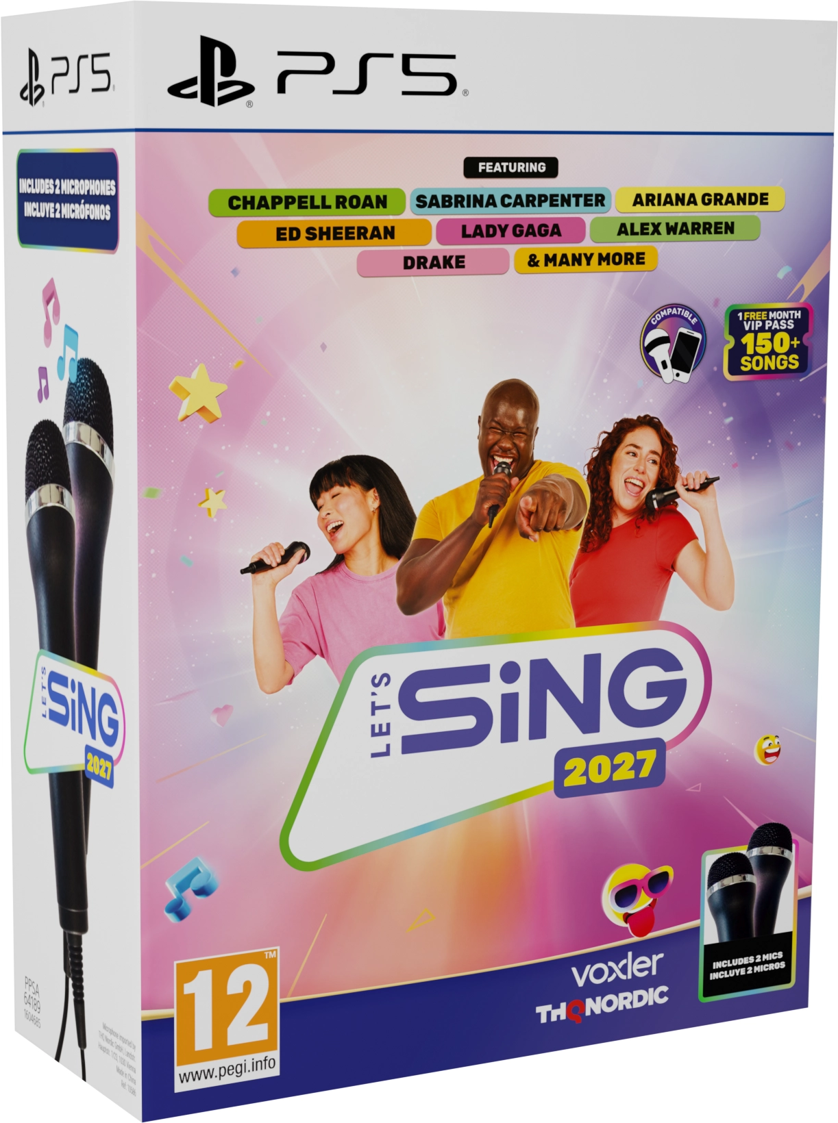 Let's Sing 2027 + 2 Mikrofony Gra na PS5