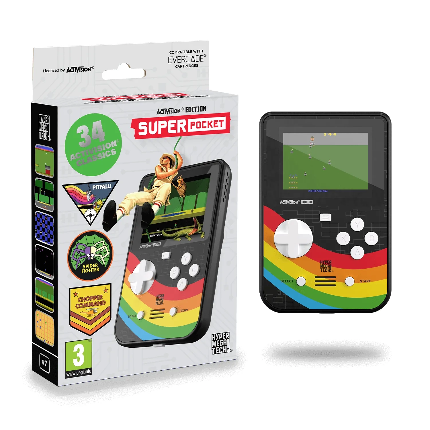 Konsola Hyper Mega Tech! Super Pocket Activision Edition