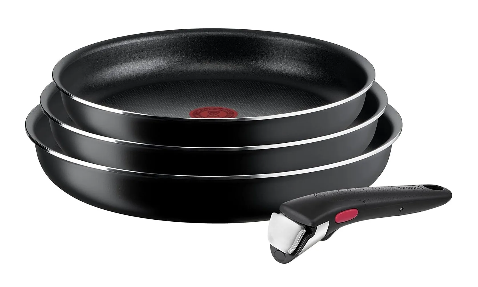 Zestaw patelni Tefal Ingenio Ingenio Easy On L1599043 Tytanowa 22cm, 24cm, 26cm