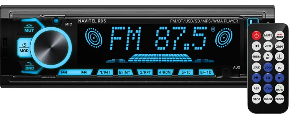 Radioodtwarzacz samochodowy Navitel RD5 z USB/SD 4x50W Bluetooth