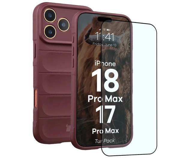 Bizon Tur Pack do iPhone 18 Pro Max / 17 Pro Max Ciemnofioletowy