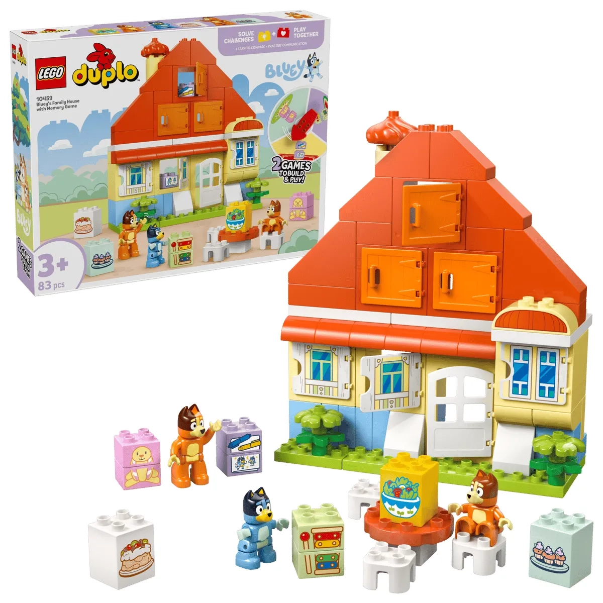 LEGO 10459 DUPLO - Dom rodzinny Blue z grą pamięciową