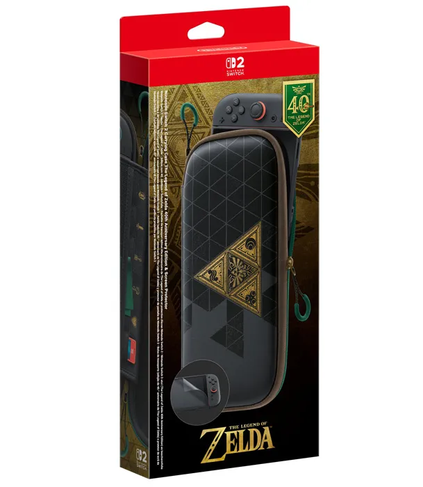 Etui Nintendo Carrying Case & Screen Protector The Legend of Zelda 40th Anniversary Edition do Nintendo Switch 2