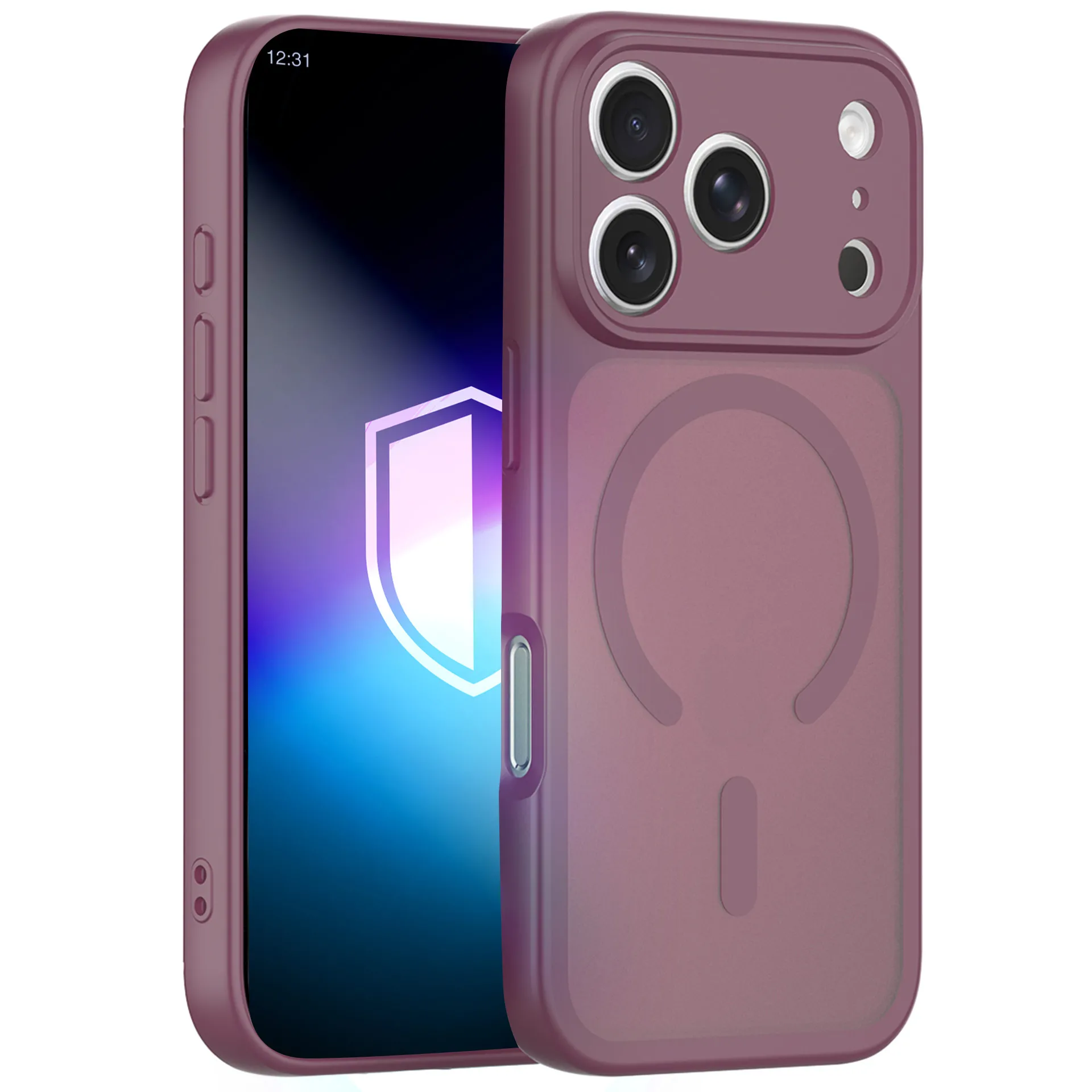 Etui 3mk Misty MagCase do iPhone 18 Pro / 17 Pro Bordowy